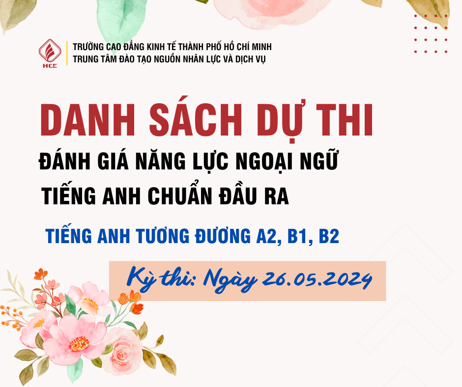 DANH SÁCH DỰ THI