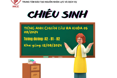 CHIÊU SINH TIẾNG ANH