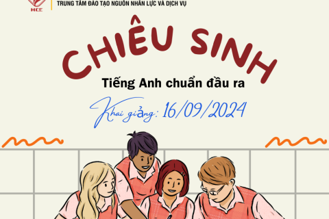 CHIÊU SINH TIẾNG ANH