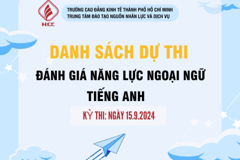 DANH SÁCH DỰ THI