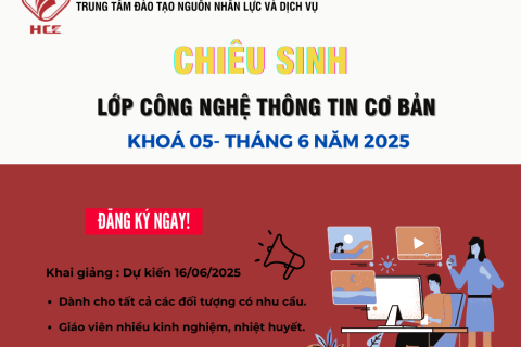 CHIÊU SINH TIN HỌC