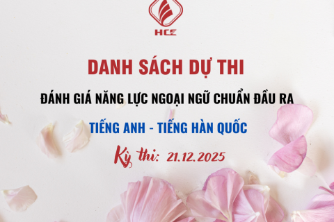 DANH SÁCH DỰ THI